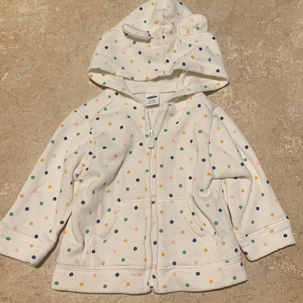 Old Navy Baby Girl Hoodie Jacket Size 3-6 months